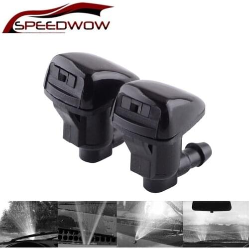 SPEEDWOW 2Pcs/set Fan Shape Windshield Wiper Washer Jet Nozzle Spray For Toyota Corolla E120 Camry XV30 Accessories 85381-AE020