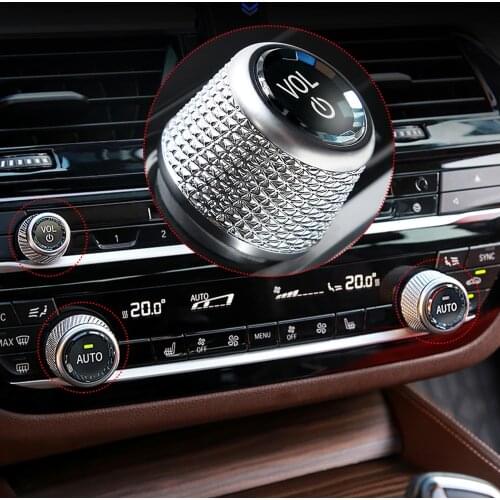 Car Volume Control Knob Button Replacement Trim For BMW New 3 Series G20 G05 X5 G06 X6 G07 X7 Z4 G29 Crystal Interior Accessory