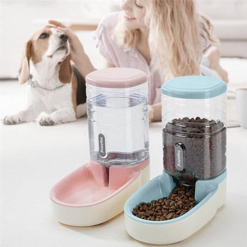 3.8l Pet Cat Automatic Feeder Large Capacity Cat And Dog Drinking Fountain Plastic Feeding Bowl Cat Drinking Fountain Perros