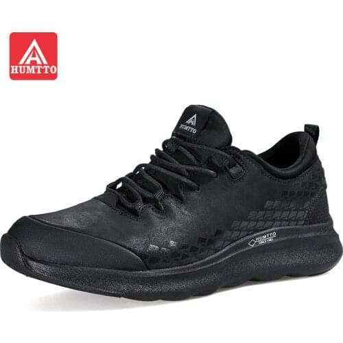 Humtto Casual shoes mens new low top shock absorption antiskid mens outdoor mountain climbing running shoes lightweight breath
