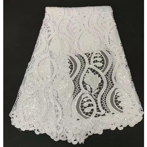 2021 Hot Sale White Swiss Voile Lace High Quality Soft Eyelet Embroidery African Fabric Nigerian Cotton 5Yards