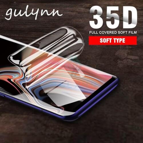 35D Curved Soft Hydrogel Film For Samsung Galaxy A10 A20 A30 A40 A50 A70 S A51 Full Screen Cover Protective Film For Note 9 10
