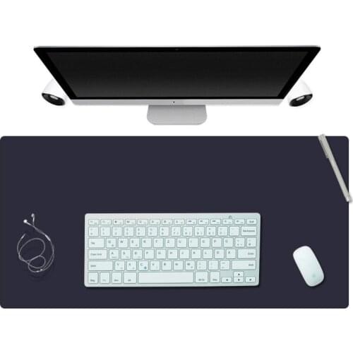 Desk Mat Oversized Gaming Leather Solid Color Mouse Pad Notebook Computer Mat Desk Mat