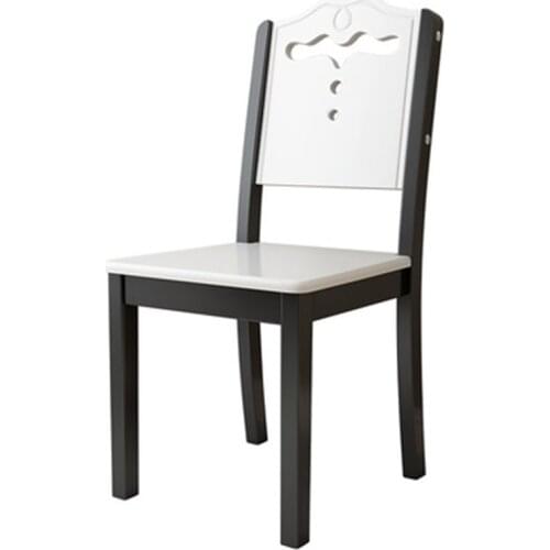 Solid wood dining chair family back chair collocation color modern simple modern Chinese log chair restaurant hotel chair