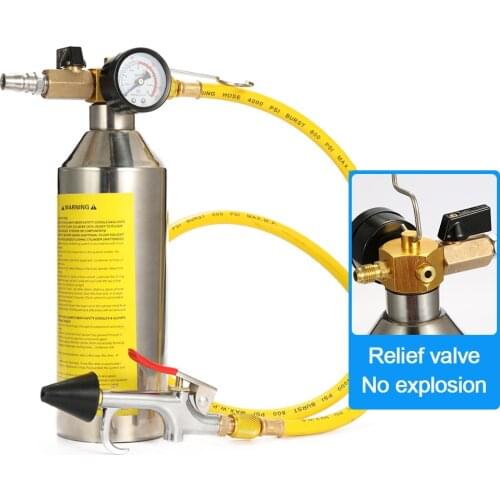 Car air conditioning pipe cleaner cleaning bottle refrigeration system pipe maintenance free cleaning bottle tools