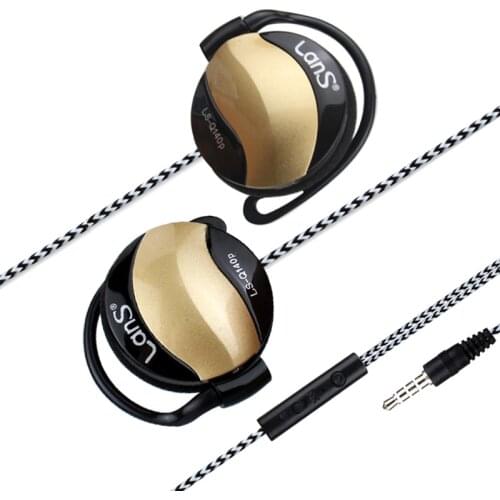 Original Q140P Headphones 3.5mm Sport Headset EarHook bass Earphones with Mic For Mp3 Player Computer Mobile Telephone Wholesale