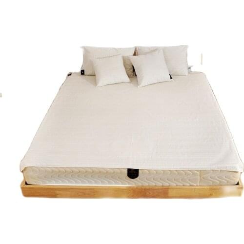 Earth Half Silver Organic Cotton Conductive Grounded Sheets For Health Protection