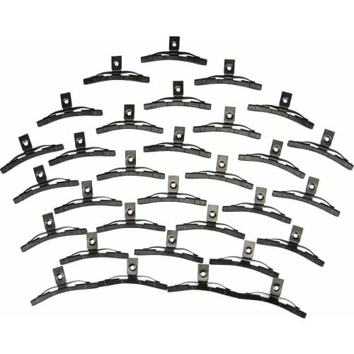 SCJYRXS 30Pcs Sunroof Shading Cover Convertible Panel Guide Clip Slider 4B0877165 4B0 877 165 For Passat B5 B6 B7 Golf MK4