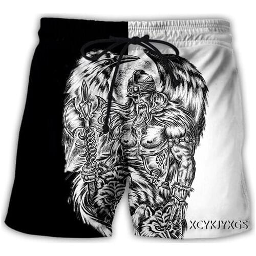 Viking Warrior Tattoo 3D Print Causal Clothing New Fashion Men Women Shorts
