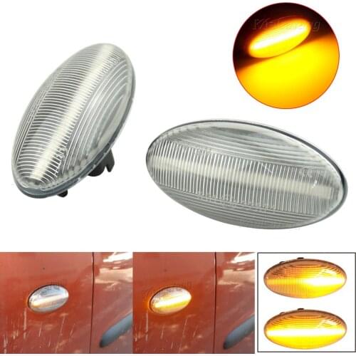 LED Dynamic Turn Signal Side Marker Light For Citroen C1 C2 C3 C5 C6 C4 Cactus Xsara Picasso C-Crosser Berlingo Jumpy Dispatch