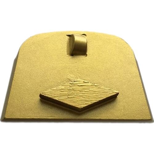 PCD25 Concrete Floor Glue Epoxy Coating Lavina PCD Grinding Shoes Grinding Pads with Half PCD for Lavina Grinder 12PCS One Set