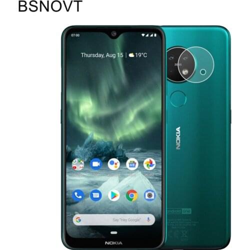 2PCS Clear Lens Glass For Nokia 7.2 Glass For Nokia 7.2 Camera Lens Protector Full Glue Flat Film For Nokia 7.2 Glass 6.3 inch