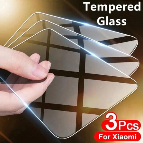 2PCS Screen Protector For Xiaomi Poco M3 Glass X3 NFC F2 Pro Mi A2 Lite Tempered Glass Protective Phone Camera Film For Poco M3