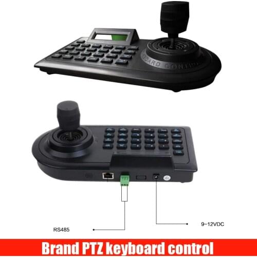 3D 3 Axis PTZ Joystick PTZ Controller Keyboard RS485 PELCO-D/P W/LCD Display For Analog Security CCTV Speed Dome PTZ Camera