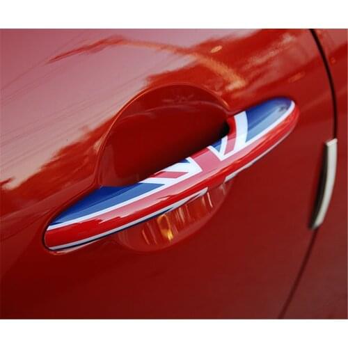 4pcs Door Handle ABS Cover Cap Trim for Mini Cooper R Series R60 Countryman Car Decal Assessoires Fashion Decoration Stickers