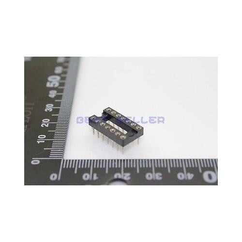 40pcs 14 Pin DIP SIP Round IC Sockets Adaptor Solder Type