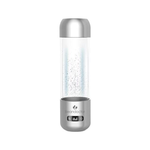 500ml SPE/PEM Smart Led Portable Hydrogen Generator Water Filter Ionizer Pure H2 Rich Hydrogen alkaline Bottle