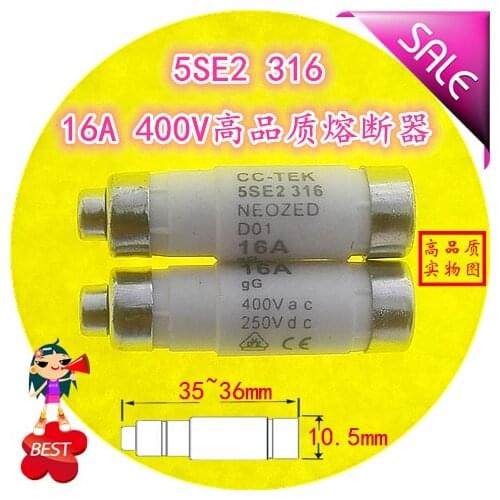 CCTEK high quality alternative fuse 5 se2316 400 v 16 a gG gL molten core