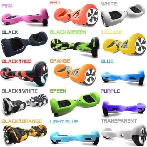 2017 Hoverboard Silicone Shell Case Cover Waterproof Protector for Mini 6.5 Inch 2 Wheels Smart Self Balancing Electric Scooter