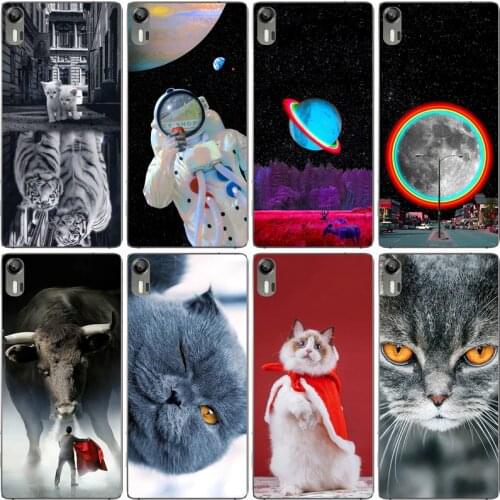 For LENOVO VIBE SHOT Case Rose Wolf Cute Patterned Cover Soft Silicon Phone Case for Lenovo Vibe Shot Z90 Z90-7 Top Quality