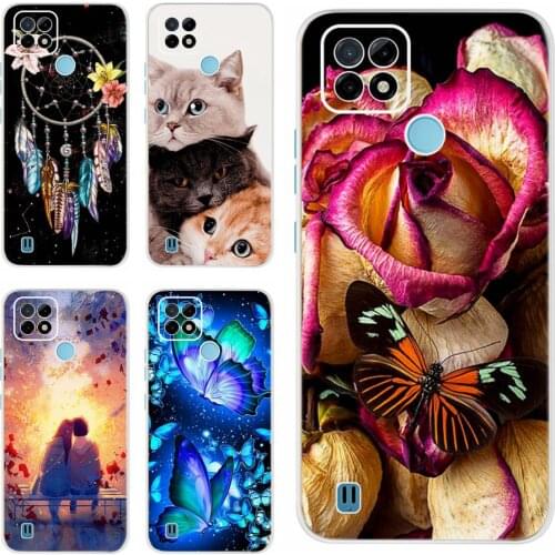 For Oppo Realme C21Y Case RMX3261 Cute Silicone Soft Slim Fundas Phone Cases For Realme C21Y C 21Y Phone Cover RealmeC21Y Bumper
