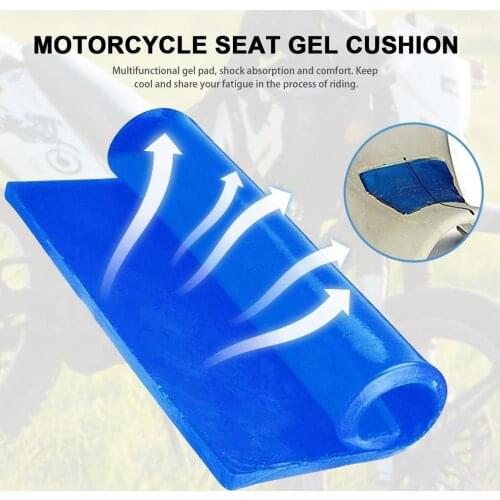 Motorcycle Seat Gel Pad Shock Absorption Mat Motorbike Scooter Comfort Soft Cooling Cushion Motor Bike Modified Seat Pad