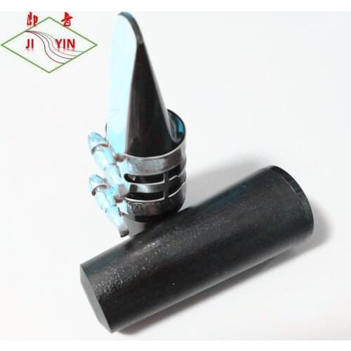 JI YIN 10 sets of high quality Alto saxophone mouthpieces Embossed flower clip + caps #5