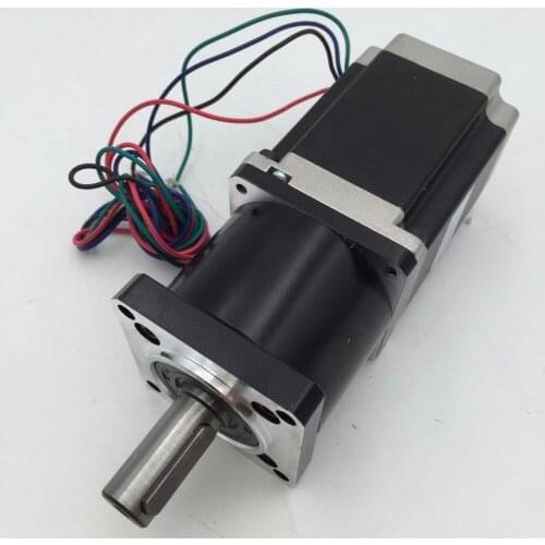 Ratio 100:1 Geared Stepper Motor Nema23 Planetary Gearbox L76mm 3A Stepper 4Wire CNC Router Engraver Kit