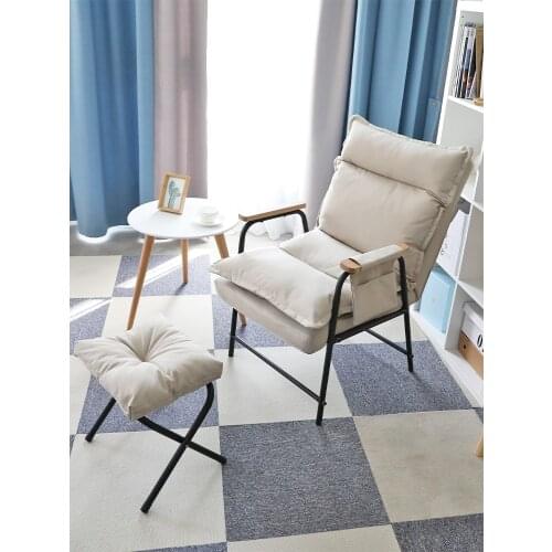 Home computer chair office lazy sofa chair bedroom Nordic log dormitory backrest gaming chair gaming chair