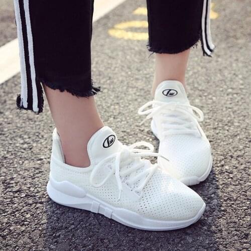 2021 New Spring Women Casual Shoes Breathable Mesh Platform Sneakers Fashion Sports Woman Running Casual Shoe Tenis Feminino