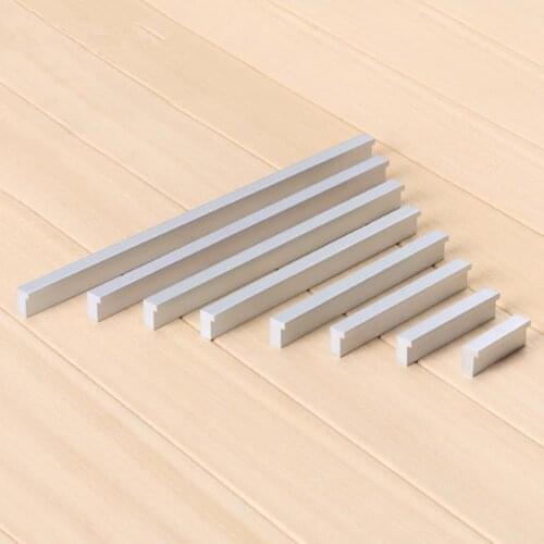 LCH Top Quality Matt Aluminium Alloy Flush Pull Cabinet Handle Drawe Knobs Super Large 1000mm
