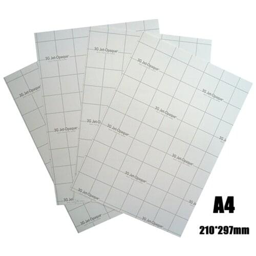 A4 dark heat transfer paper sheets for dark color T-shirt 100 pieces for wholesale