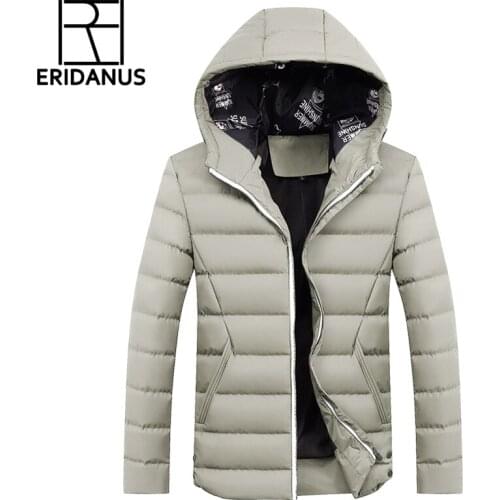 2017 New Men Winter Jacket Comfortable&High Quality Fashion Hooded Thermal Down Cotton Clothing 5 Colors Plus Size 4XL M578