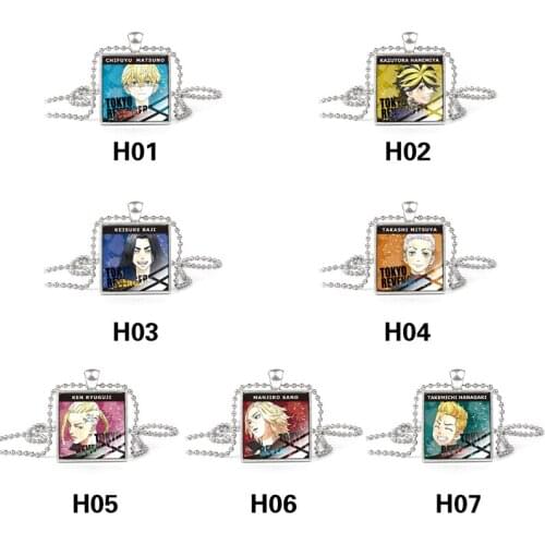 Japanese Anime Tokyo Revengers Necklace Pendant Chain Necklaces Cosplay Jewelry Accessories For Women