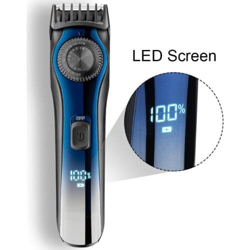 Professional Hair Clippers Men Electric Beard Trimmer Barber Grooming Kit Rechargeable Cordless Cutting Machine D0AB