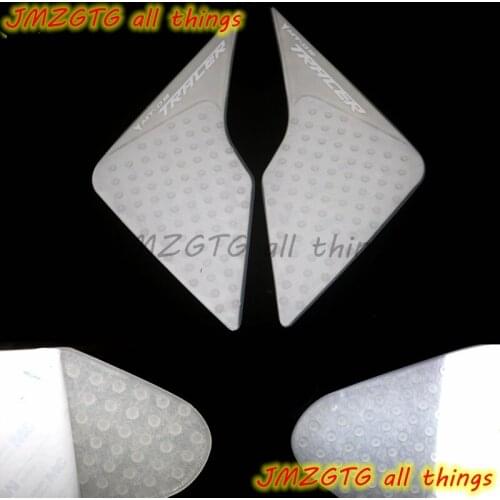Transparent Tank Grip Pads For YAMAHA MT09 Tracer 2015-2017 Protector Sticker Decal Gas Knee Grip Tank Traction Pad Side 3M
