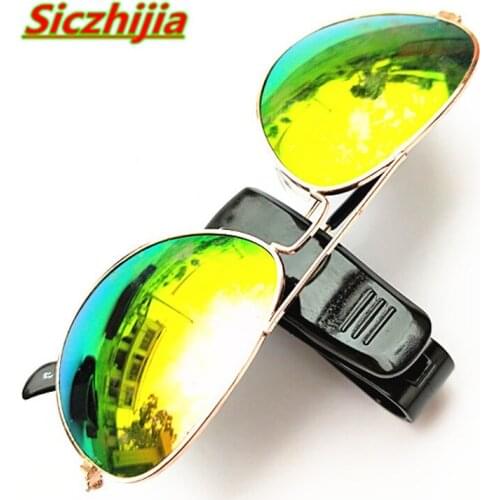 Car sunshade sunglasses glasses clip ticket holder for Geely Vision SC7 MK CK Cross Gleagle SC7 Englon SC3 SC5 SC6 SC7