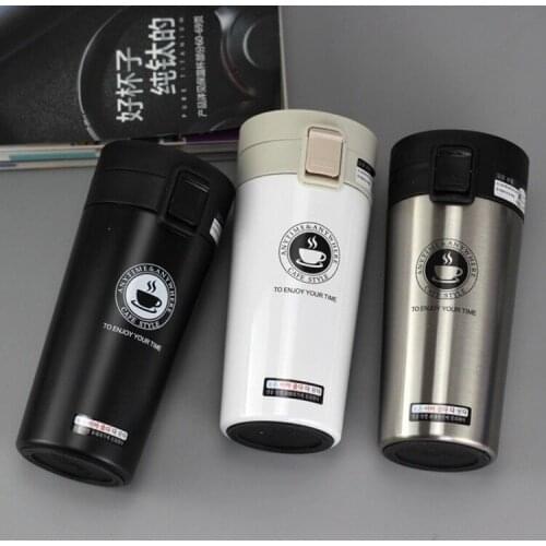 HOT Premium Travel Coffee Mug Stainless Steel Thermos Tumbler Cups Vacuum Flask thermo Water Bottle Tea Mug Thermocup