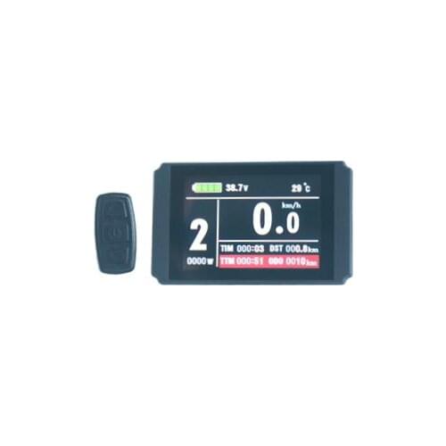 On sale 24V/36V/48V Ebike Intelligent Colorful Display LCD Control Panel LCD8H/8s Display for our Controller