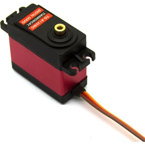 1x Waterproof Rc Servo 180 Angle And High Speed Metal Gear Digital Servo Baja Servo 20kg/.09s For 1/8 1/10 Scale Rc Car