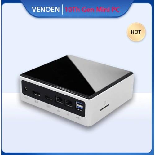 10TH Gen Quad Core Mini Desktop PC Intel i7 10610U 10510U I5 10210U Mini PCIE Wifi BT M.2 SSD Linux Windows 10 Pro Computador