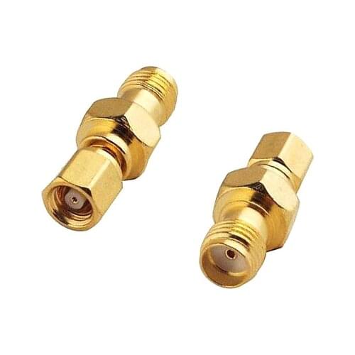 10 Pieces SMA to SMC RF Adapter for SMA Female to SMC Female Connector Adapter