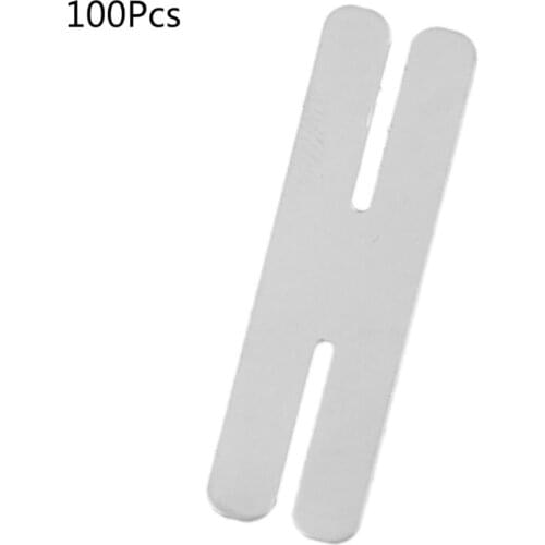 100pcs/lot 0.15*8*28 H type Nickel Plated Steel Strap Strip Sheets for Battery Pack Spot Welding Spot Welder Equipment