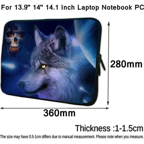 2020 Fashion Laptop 14 Inch Bag Neoprene Case For Chuwi Lapbook Pro 14.1 HP Huawei Matebook D14 NBL-WAQ9R Lenovo Acer Soft Shell