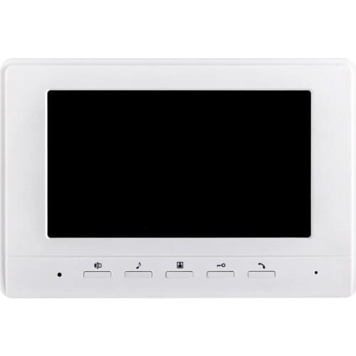 7 inch Screen For Wired Intercom Video Door Phone XLS-V70H White Color