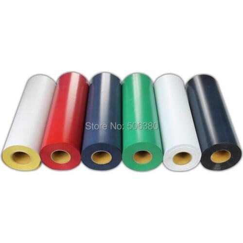Free shipping 6 meters Flocking Heat Transfer Vinyl Cut By Cutting Plotter Transfer DIY T-shirt