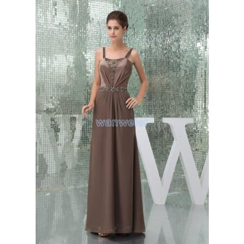 Free shipping new fashion 2018 vestido hot seller brides maid plus size beading formal evening gowns mother of the bride dresses