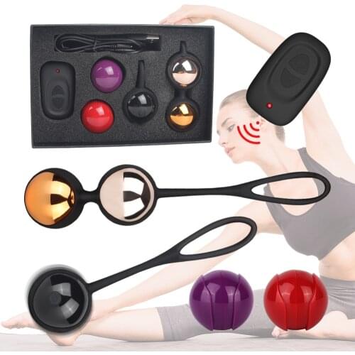 Wireless Remote Control Kegel Ball Vagina Tightening Massage Vibrator for Women Vibrator Egg Contraction Pelvis Female Sex Toy