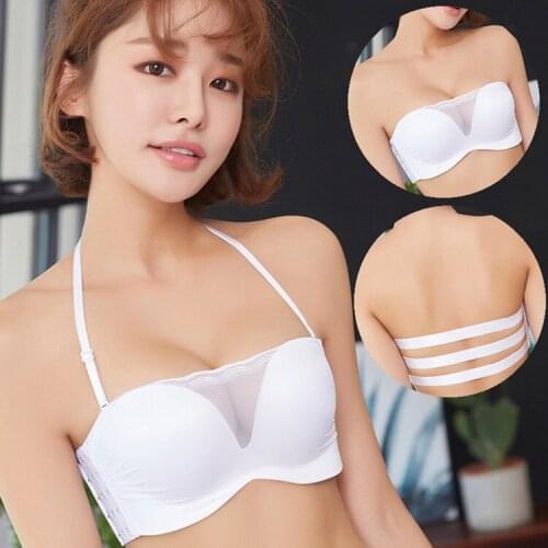 No shoulder girdle female beauty back sexy thick prevent to walk round the chest to wipe the chest type