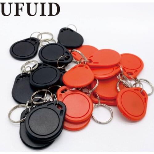 100PCS 13.56MHz IC Keychain Keyfobs UFUID cards Changeable Block 0 Writable UFUID Copy RFID